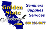 Golden State Notary - Seminars, Supplies and Services